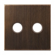 Накладка телевизионной розетки TV-SAT(FM) Jung LS Латунь Antik