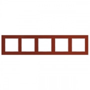 Рамка 5-ая стекло Jung A Creation Красный