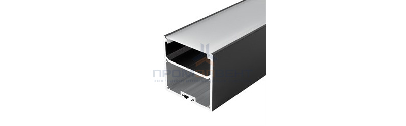 Профиль с экраном SL-LINE-5050-2500 BLACK+OPAL