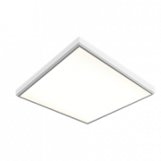 Светодиодный светильник "ВАРТОН" офисный накладной 595*595*50 мм 54 ВТ 2700К класс защиты IP40