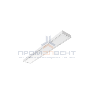 Светильник LED "ВАРТОН" медицинский накладной 1195*180*55 мм с опаловым рассеивателем 54 ВТ 6500К класс защиты IP54 с функцией аварийного освещения