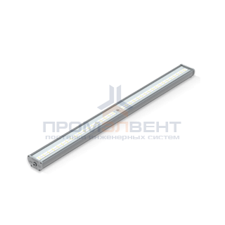 Светодиодный светильник "ВАРТОН" Айрон пром для агрессивных сред 1215*105*61 мм класс защиты IP67 с поликарбонатным рассеивателем микропризма 54 ВТ 4000К с функцией аварийного освещения