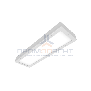 Светодиодный светильник "ВАРТОН" медицинский 595*180*55мм с опаловым рассеивателем 18 ВТ 4000К IP54