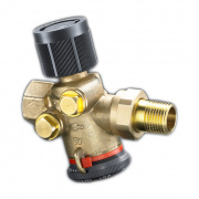 Вентиль балансировочно-регулирующий Oventrop Cocon QTZ - 1" (ВР/НР, 300-2000 л/ч, без ниппелей)