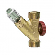 Вентиль балансировочный WATTS SRVOL-AG - 1" (НР/НР, PN10, Tmax 100°C, расход 2-16 л/мин)