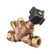 Вентиль запорный Oventrop Hydrocontrol ATR - Ду10 (НГ/НГ, PN16, с отверстиями для измерений)