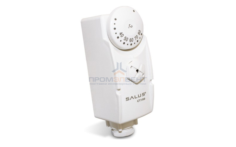 Термостат накладной SALUS Controls AT10 (регулировка 30-90°C).