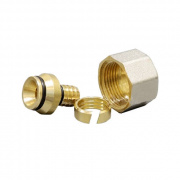 Соединение резьбозажимное Varmega - 20x2.8 x 3/4"ЕК (для труб из сшитого полиэтилена)