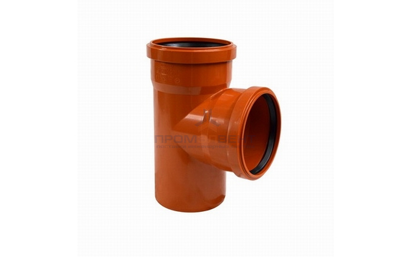 Тройник 45° для наружной канализации СИНИКОН UNIVERSAL - 110