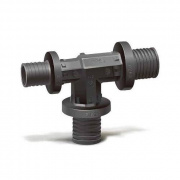 Тройник переходной Varmega Slide-fit - 32 x 20 x 32 (для труб из сшитого полиэтилена)