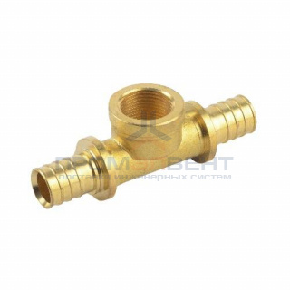 Тройник с переходом на внутреннюю резьбу SANEXT - 16 x 1/2" (для труб из сшитого полиэтилена)