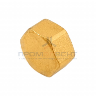 Заглушка латунная с внутренней резьбой STOUT - 1"