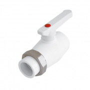 Кран шаровой разъемный односторонний KALDE - 25 (Пайка/Пайка, ручка-рычаг)