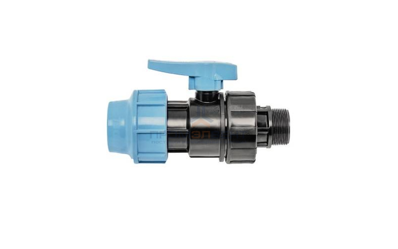 Кран шаровой с переходом на наружную резьбу UNIDELTA 1072 - 20 x 1/2