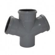 Крестовина одноплоскостная для внутренней канализации Valsir - 50 x 50 x 50x65°