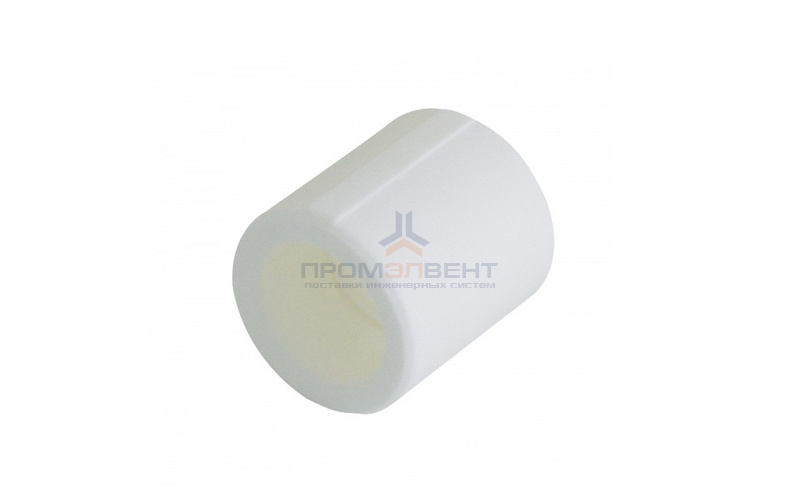 Муфта KALDE - 25 (для полипропиленовых труб под пайку, цвет белый)