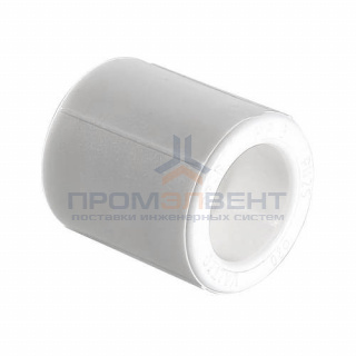 Муфта VALTEC VTp.703 - 25 (для полипропиленовых труб под пайку, цвет белый)