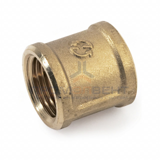 Муфта латунная резьбовая STOUT - 1"