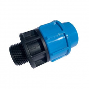 Переход на наружную резьбу ДЖИЛЕКС - 20 x 3/4" (винтовой, для труб ПНД)