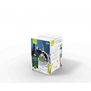 FT-22 Фитосветильник настольный, светодиодный, стеклянный шар Ø120 мм, 5В, 1 Вт,  кабель с USB-выходом длиной 1,8 м, белое основание