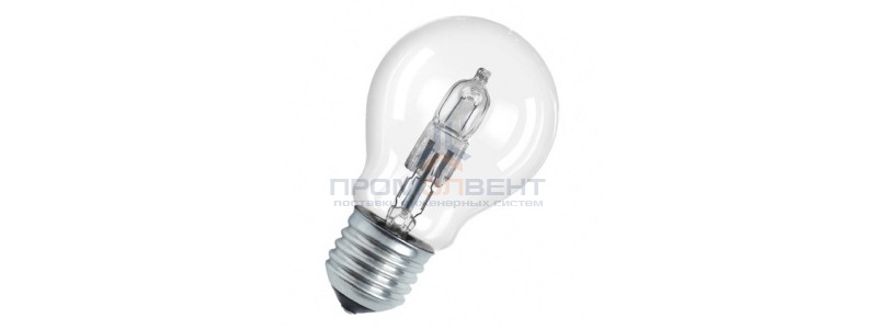 Лампа галогенная Osram Classic A 64542 ES 30W (40W) 230V E27 405lm 2000h d55x96mm