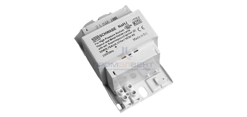 Дроссель Schwabe Hellas NAHJ 35.711.1 230V 0,53A для металлогалогенных и натриевых ламп 35W