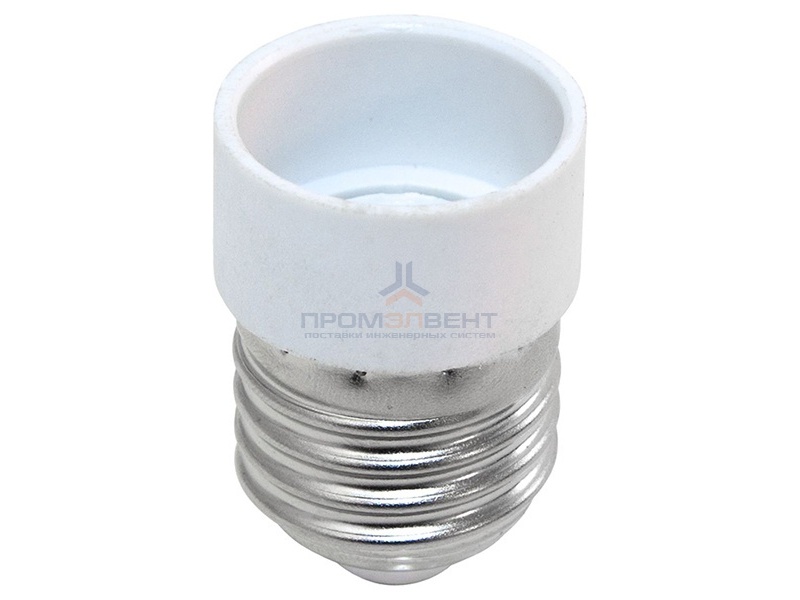 Патрон-переходник LH64 220V с E14 на E27 для лампы E14 28x43мм