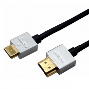 Шнур HDMI-mini HDMI gold 3М Ultra Slim