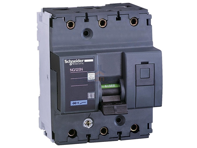 Силовой автоматический выключатель Schneider Electric NG125N 3П 10A C (автомат)